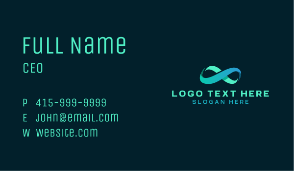 Loop Motion Biotech Business Card Design Image Preview
