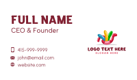 Candy Worm Gummy Business Card Preview