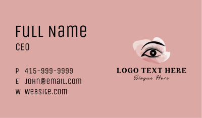 Beauty Eyelashes Salon Business Card Image Preview