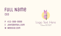 Rabbit Pogo Stick Business Card Image Preview
