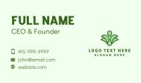 Leaf Spa Therapy Wellness Business Card Image Preview