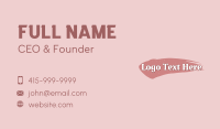 Beauty Makeup Wordmark Business Card Image Preview