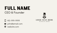 Tuxedo Menswear Tailoring Business Card Design