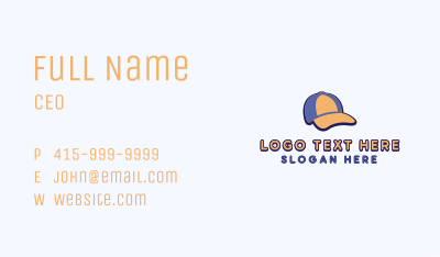 Fashion Cap Clothing Business Card Image Preview