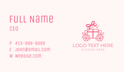 Surprise Box Carriage Business Card