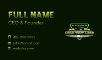 Auto Mechanic Detailing Business Card Design