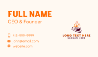 Flame Bistro Grill Business Card Design