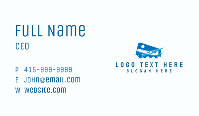 Travel Jet Plane Business Card Image Preview