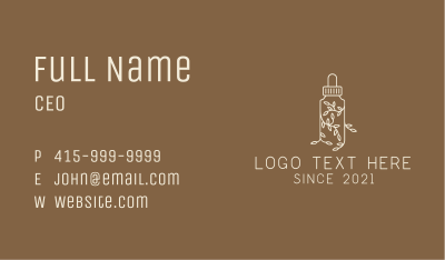 Organic Oil Essence  Business Card Image Preview