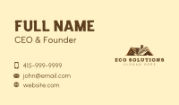 Real Estate Roof Builder Business Card Image Preview