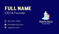 Sleeping Baby Bottle Business Card Image Preview