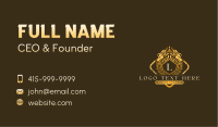 Lion Shield Crown Business Card Image Preview
