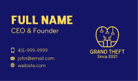 Golden Food Cafe Business Card Image Preview