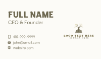 Tree Book Learning Business Card Image Preview