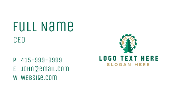 Woodworking Lumberjack Tool Business Card Design Image Preview