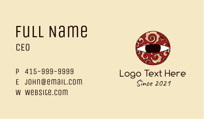 Oriental Cloud Eye Business Card Image Preview