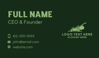 Gardening Lawn Mower  Business Card Image Preview