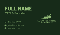 Gardening Lawn Mower  Business Card Preview