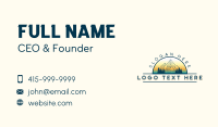 Cabin Mountain Nature Business Card Design