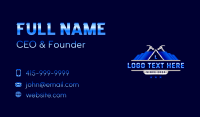 Carpentry Roofing Hammer Business Card Preview