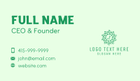 Eco Natural Lettermark  Business Card Preview