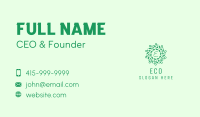 Eco Natural Lettermark  Business Card Image Preview