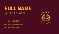 Golden Tree Landscaping  Business Card Design