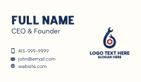 Wrench Bolt Plumbing Business Card Image Preview