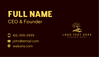 Tree Book Pages Business Card Image Preview