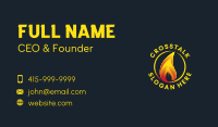 Eco Friendly Flame Business Card Image Preview