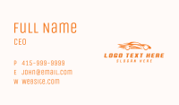 Fast Car Vehicle Business Card Image Preview