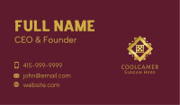 Golden Hotel Emblem Business Card Image Preview