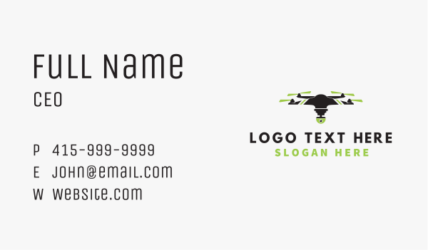 Drone Aerial Shots Business Card Design Image Preview