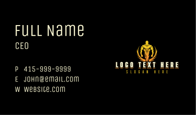 Electric Human Energy Business Card Image Preview