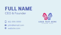 Butterfly Loop Sign Business Card Image Preview