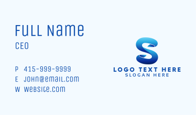 Generic Startup Letter S Business Card Image Preview