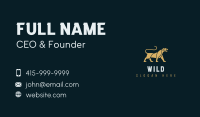 Jaguar Wildlife Safari Business Card Image Preview