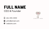 Diamond Heart Gemstone Business Card Image Preview