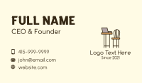 Working Space Furniture Business Card Preview