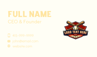 Baseball Team Championship Business Card Design