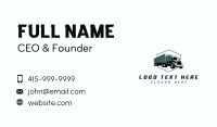 Logistics Trailer Truck Business Card Image Preview