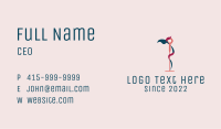 Flamingo Acupuncture Therapy Business Card Image Preview