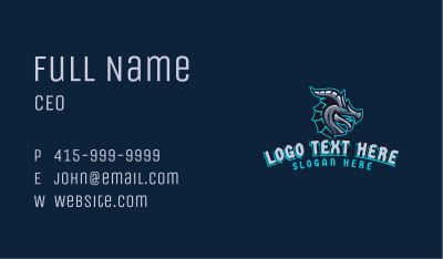 Monster Dragon Gaming Business Card Image Preview