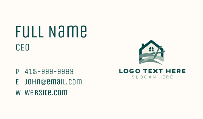 Garden Secateurs House Landscaping Business Card Image Preview