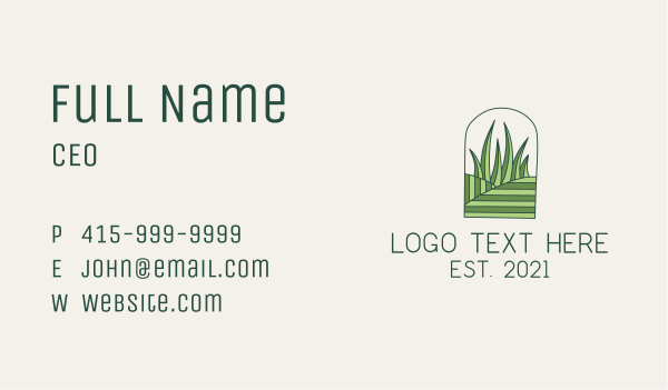 Field Lawn Care  Business Card Design Image Preview