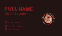 Cowboy Fashion Vest Business Card Design