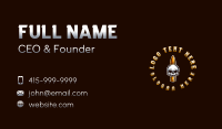 Bullet Gaming Skull Business Card Preview