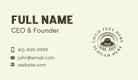Gardening Sun Hat Business Card Image Preview