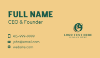 Business Commerce Script Business Card Image Preview