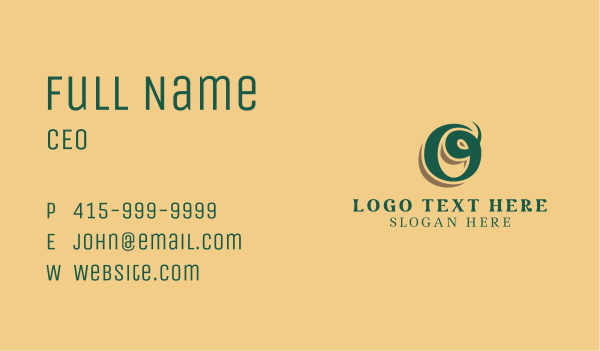 Business Commerce Script Business Card Design Image Preview